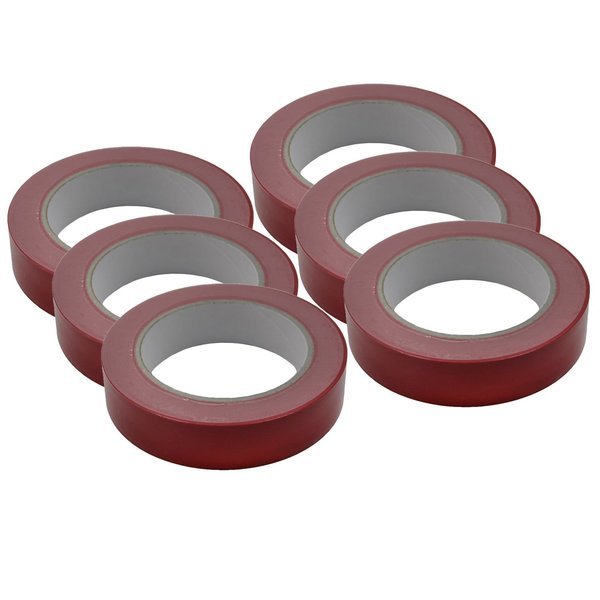 Floor Marking Tape, Red, PK6, Martin Sports, Mfr#: FT136RED